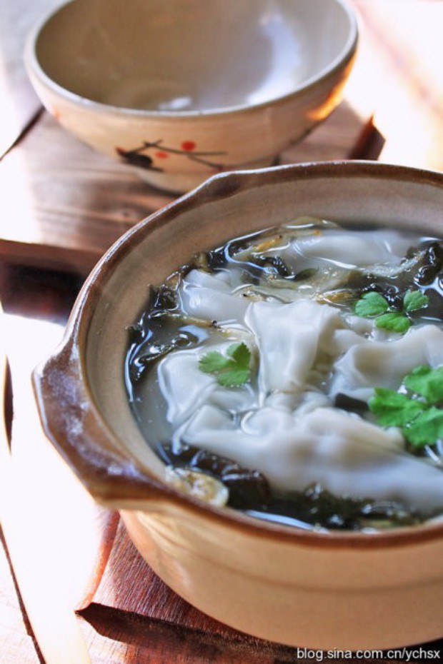 芹菜开洋馄饨的做法