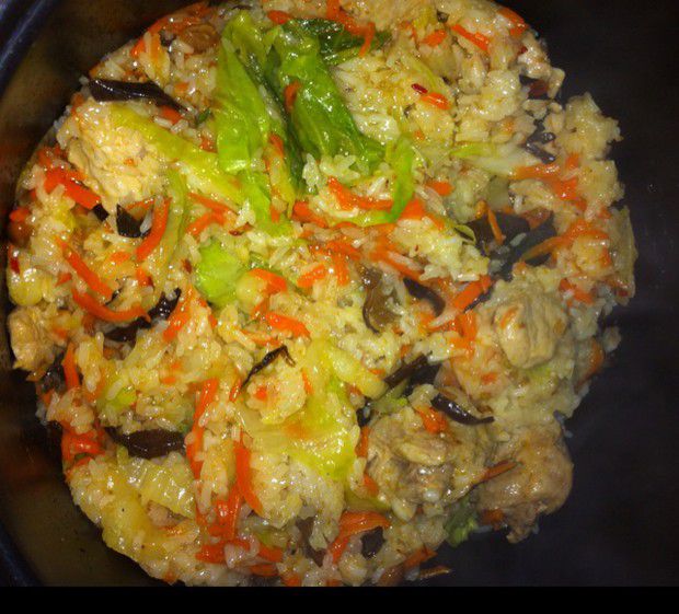 电饭煲排骨菜饭的做法