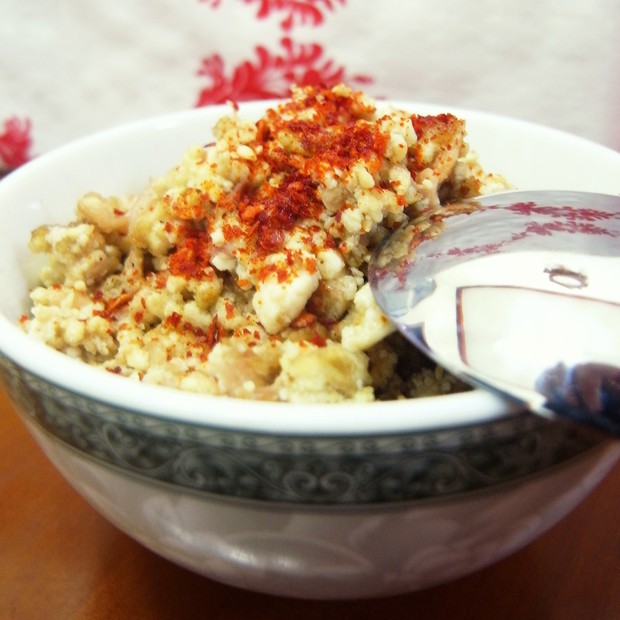 午餐肉炒豆腐渣的做法