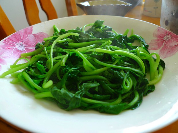 白煮小油菜的做法