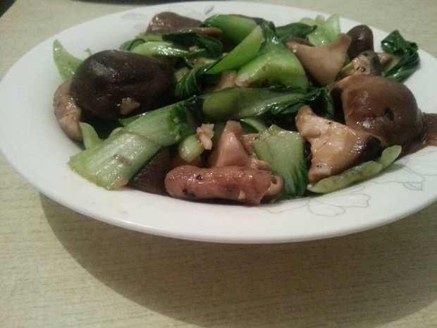 香菇油菜的做法