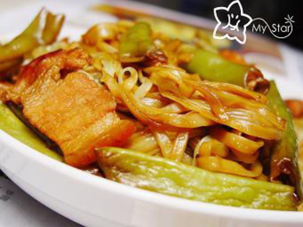 扁豆焖面的做法