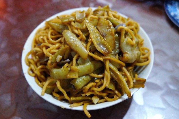 秘制扁豆焖面的做法