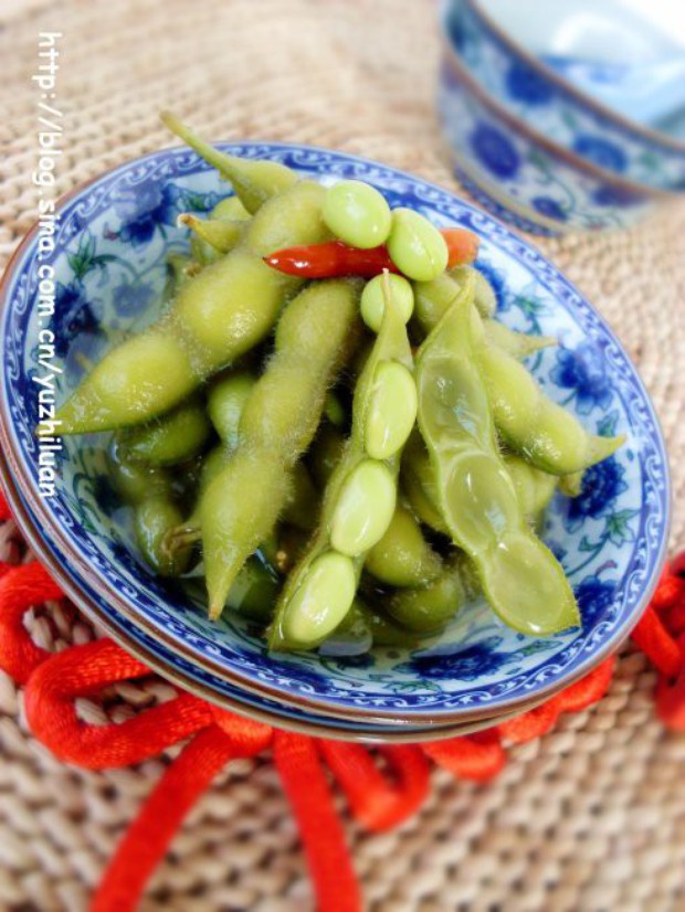 盐水毛豆的做法