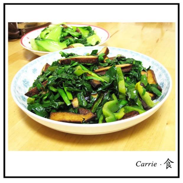 韭菜炒香干的做法