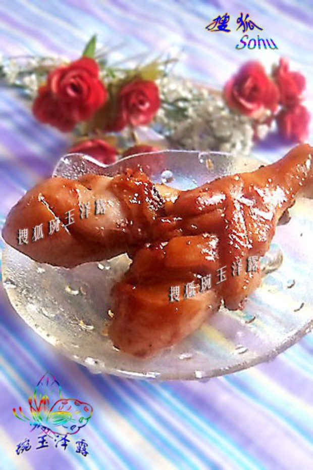 腐乳汁烤鸡腿的做法
