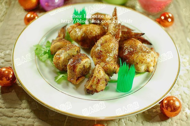 香料糯米鸡翅的做法