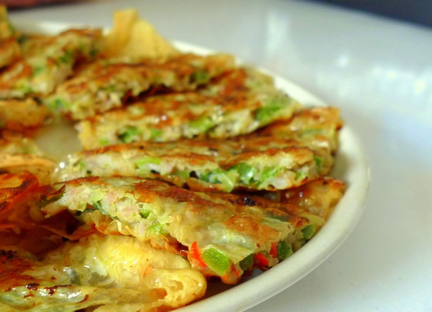 香煎豆皮肉饼的做法