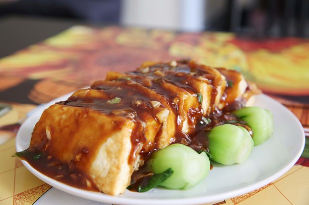 虾皮锅塌豆腐 (鲁菜)的做法