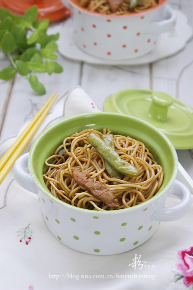 豆角焖面的做法