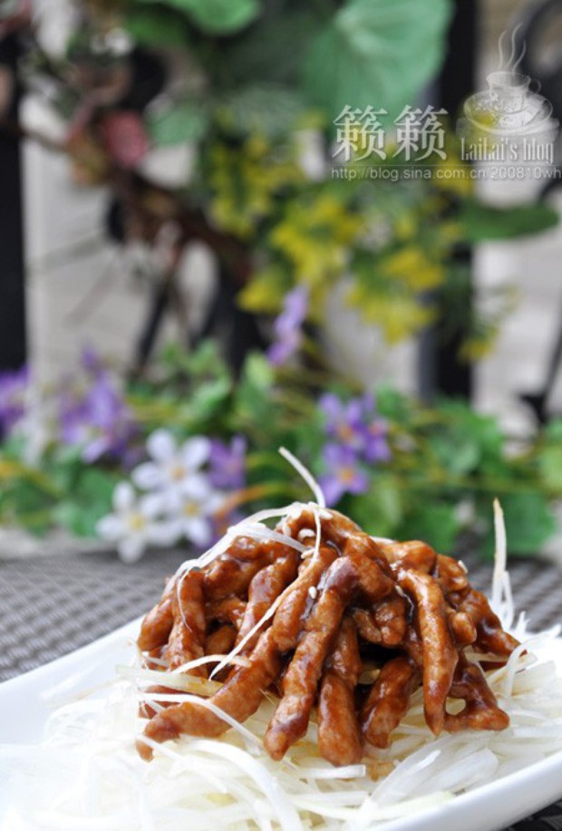 京酱肉丝的做法