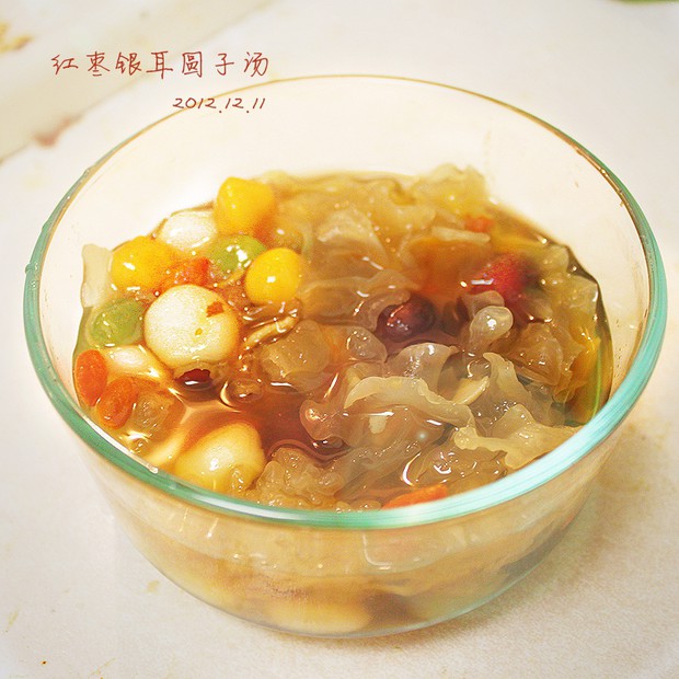 补血养生小圆子甜汤的做法