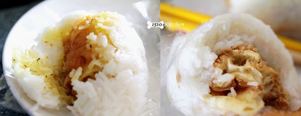 桂花甜饭团/肉松饭团的做法