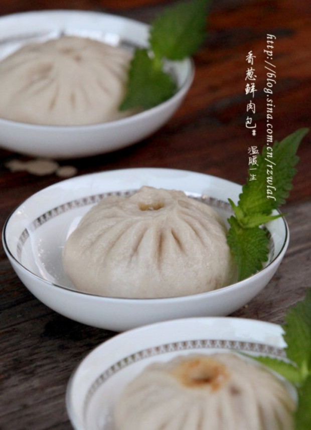 香葱鲜肉包的做法