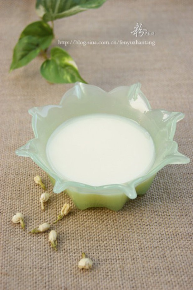 茉莉花豆浆的做法