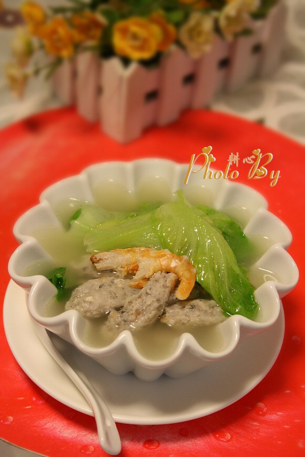 鲮鱼滑生菜汤的做法
