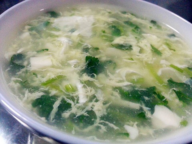 香菜豆腐羹的做法