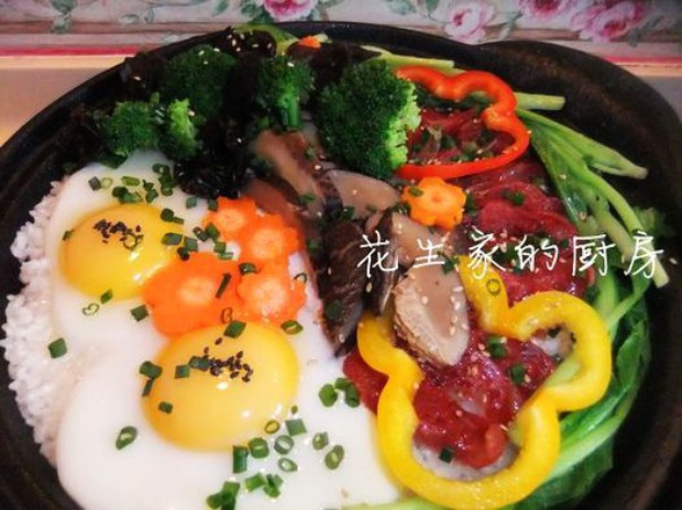 腊肠煲仔饭的做法