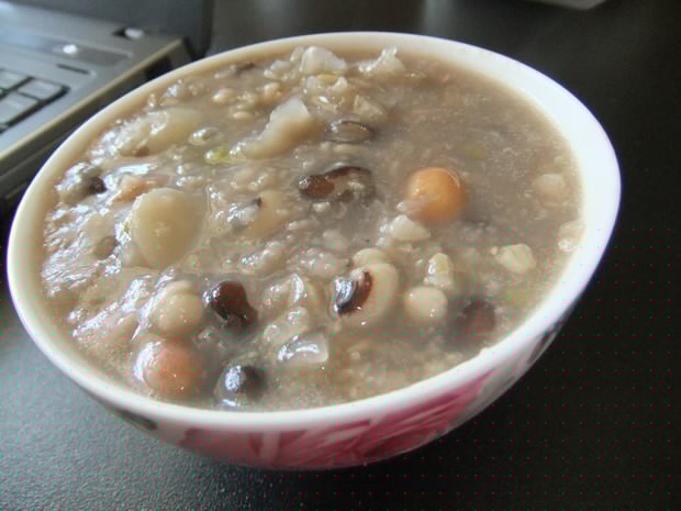 豆豆五谷粥的做法