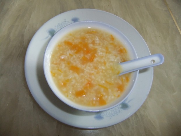 南瓜小米粥的做法