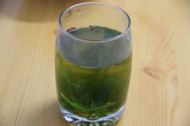 清肠香菜茶的做法