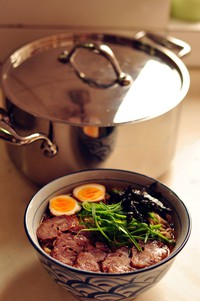 日式豚肉拉面的做法 步骤10