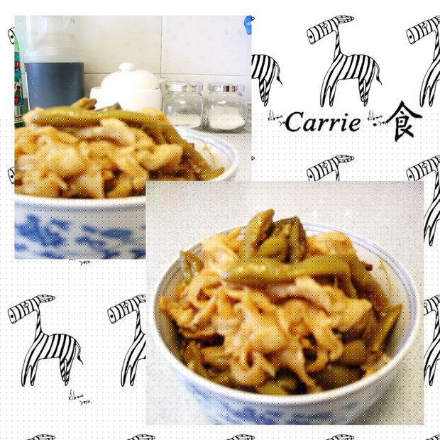 豆角焖面的做法
