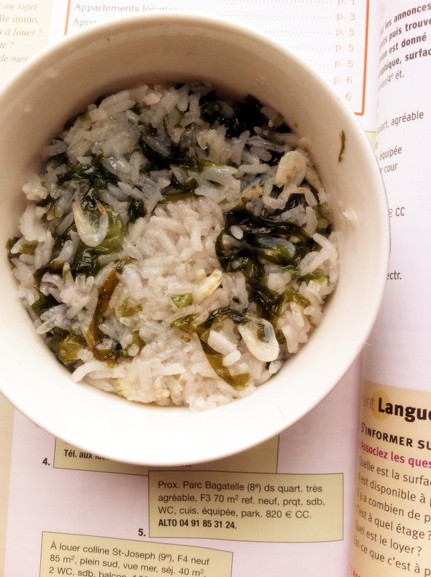 虾米紫菜糯米饭的做法