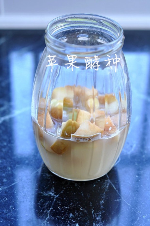 苹果酵种的做法