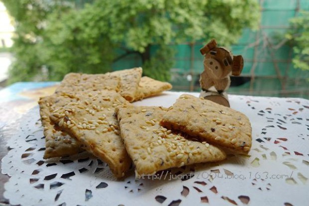 豆渣苏打饼干的做法