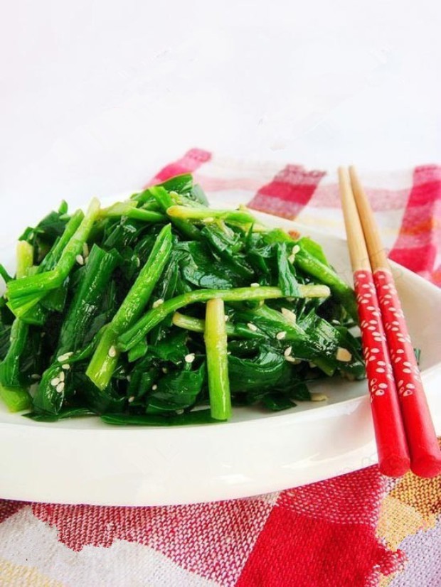珍选捞汁韭菜的做法