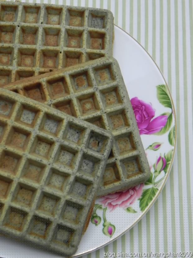 黑芝麻华夫饼的做法