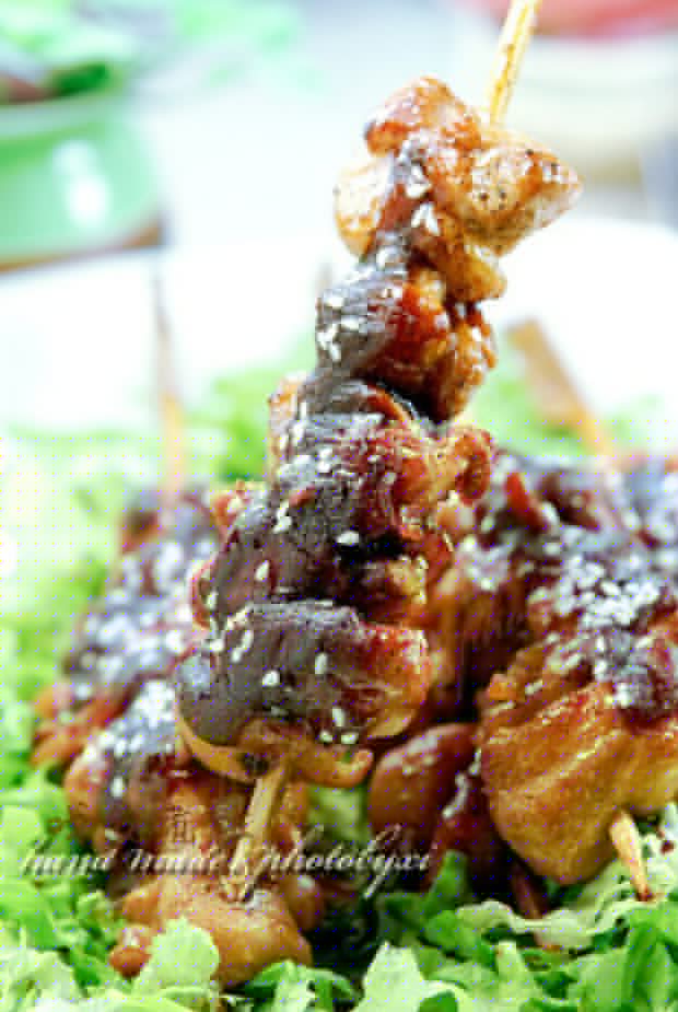 蜜汁鸡肉串的做法