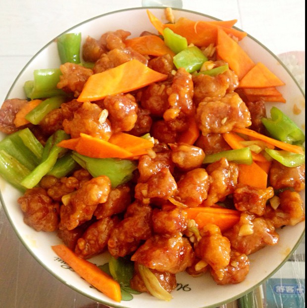 青椒肉段的做法