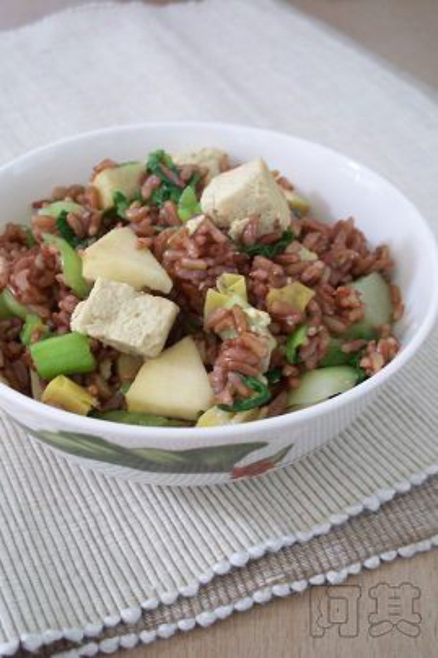 笋丁菜饭的做法