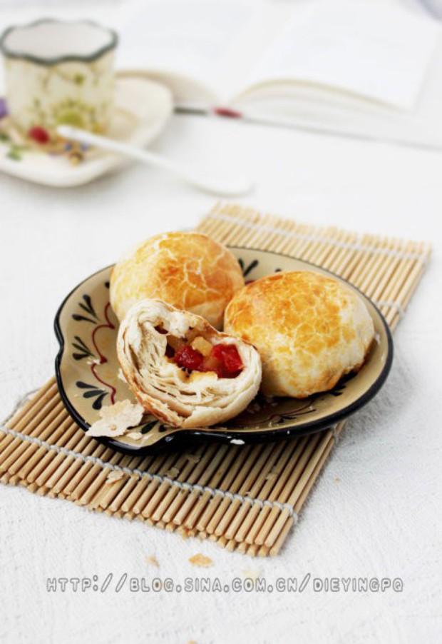酥皮水果月饼的做法