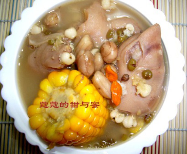 美容蹄花汤的做法