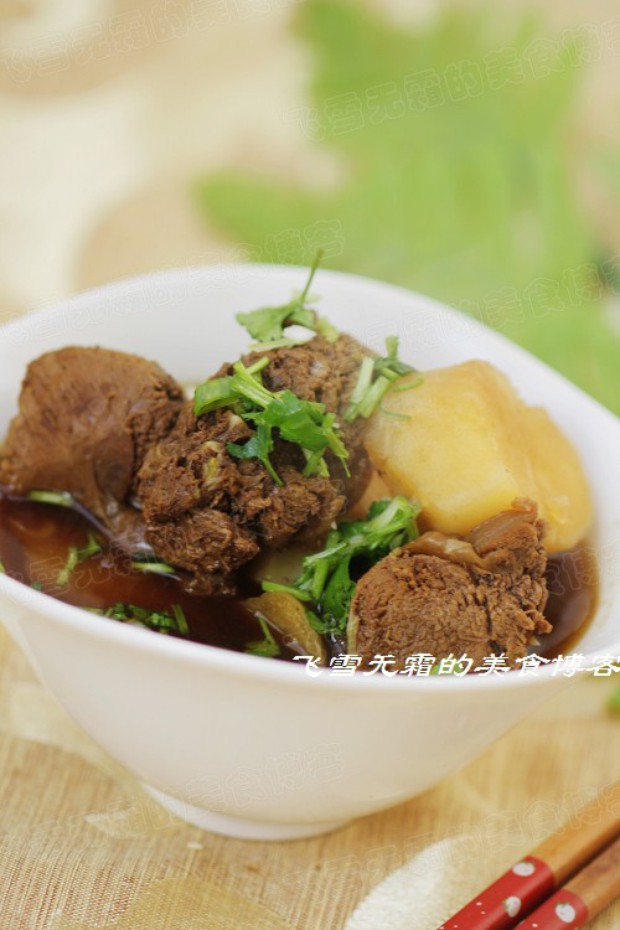 兔肉萝卜煲的做法