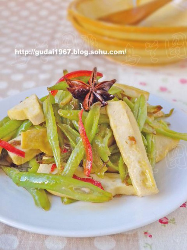 芸豆炒豆干的做法