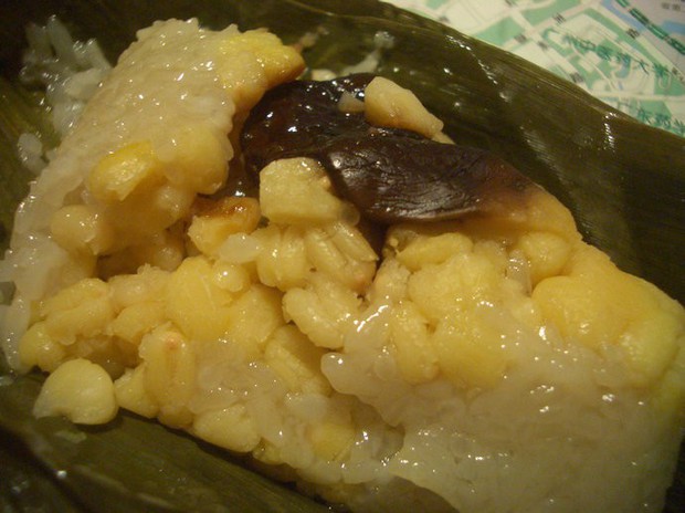 香菇綠豆粽的做法