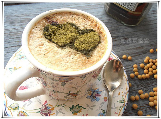 豆浆抹茶拿铁的做法