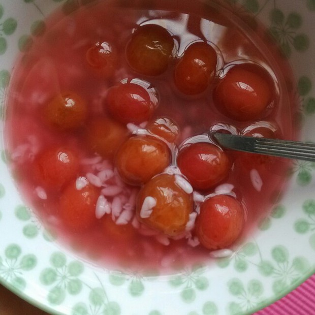 酒糟樱桃的做法