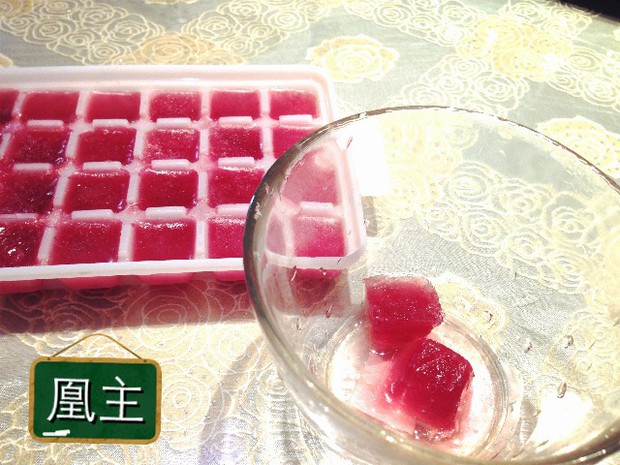 自制樱桃冰块~~的做法