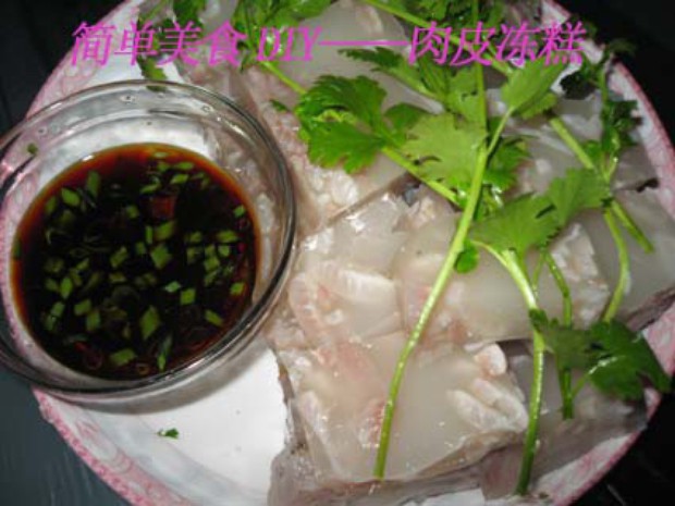 肉皮冻糕的做法