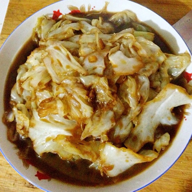 手撕包菜的做法