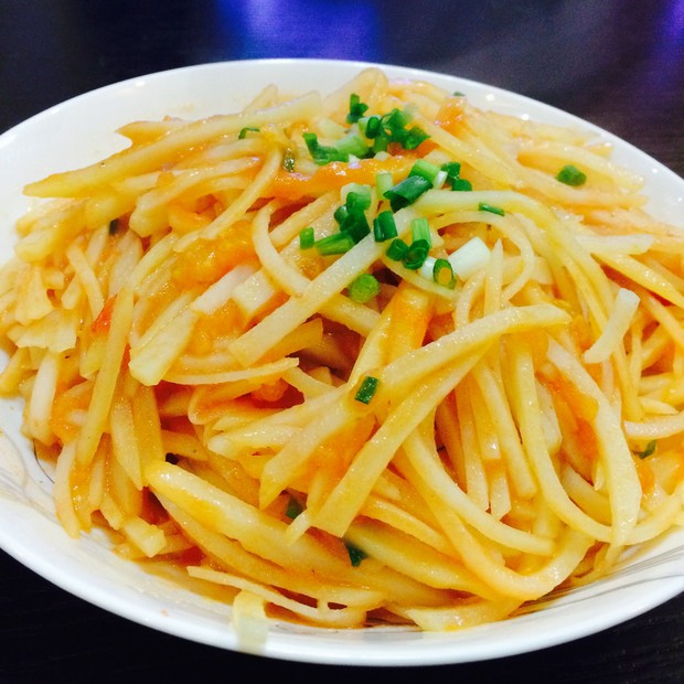 茄汁土豆丝的做法