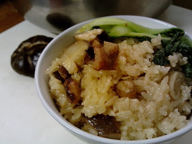 香菇油饭的做法