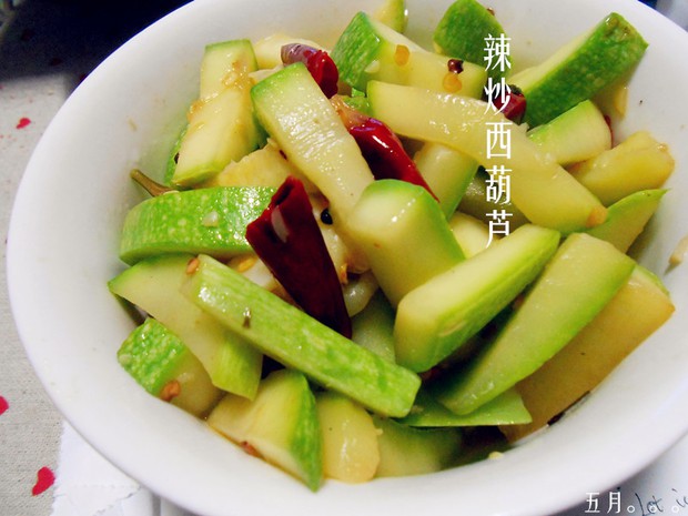 辣炒西葫芦的做法