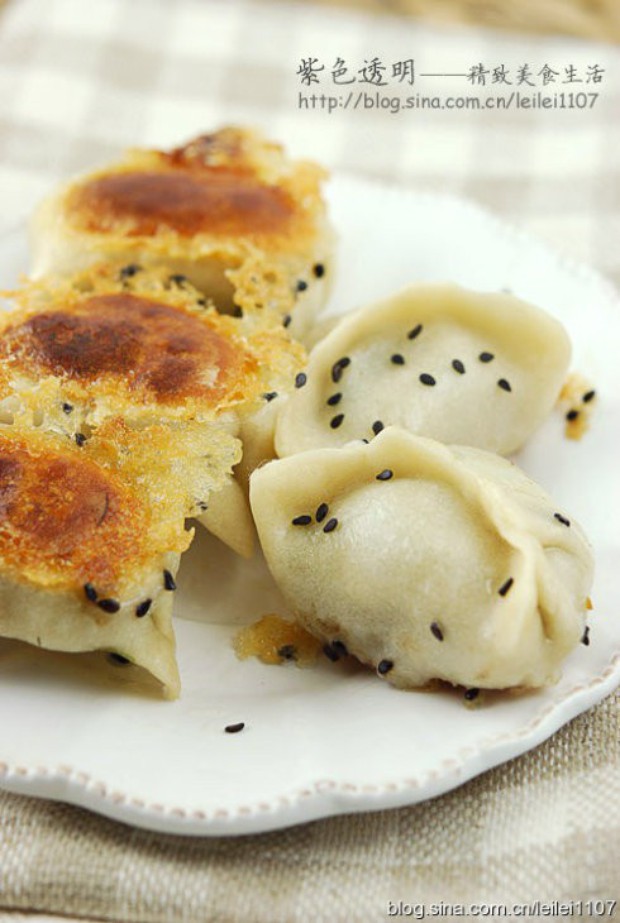 茴香馅冰花煎饺的做法