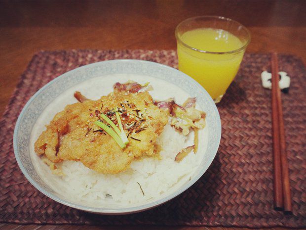 猪排盖浇饭(豚カツ丼)的做法